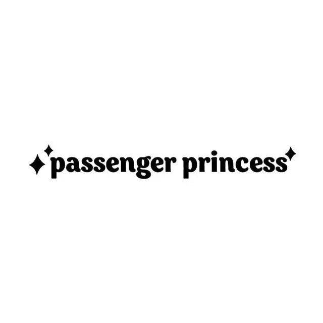 Car interior creative stickers in white, black, pink and rainbow colours measuring 10x2cm