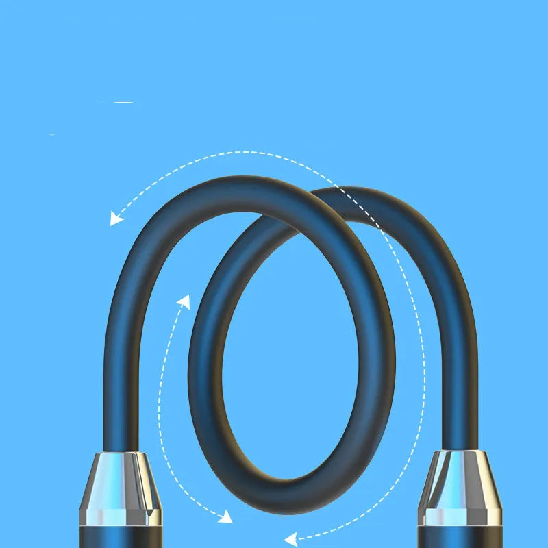 Neck-mounted wireless Bluetooth 5.0 stereo headset in black, pink, blue or red with 10 metre range
