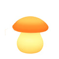 LED night light remote control rechargeable waterproof mushroom lamp in colourful plastic finish