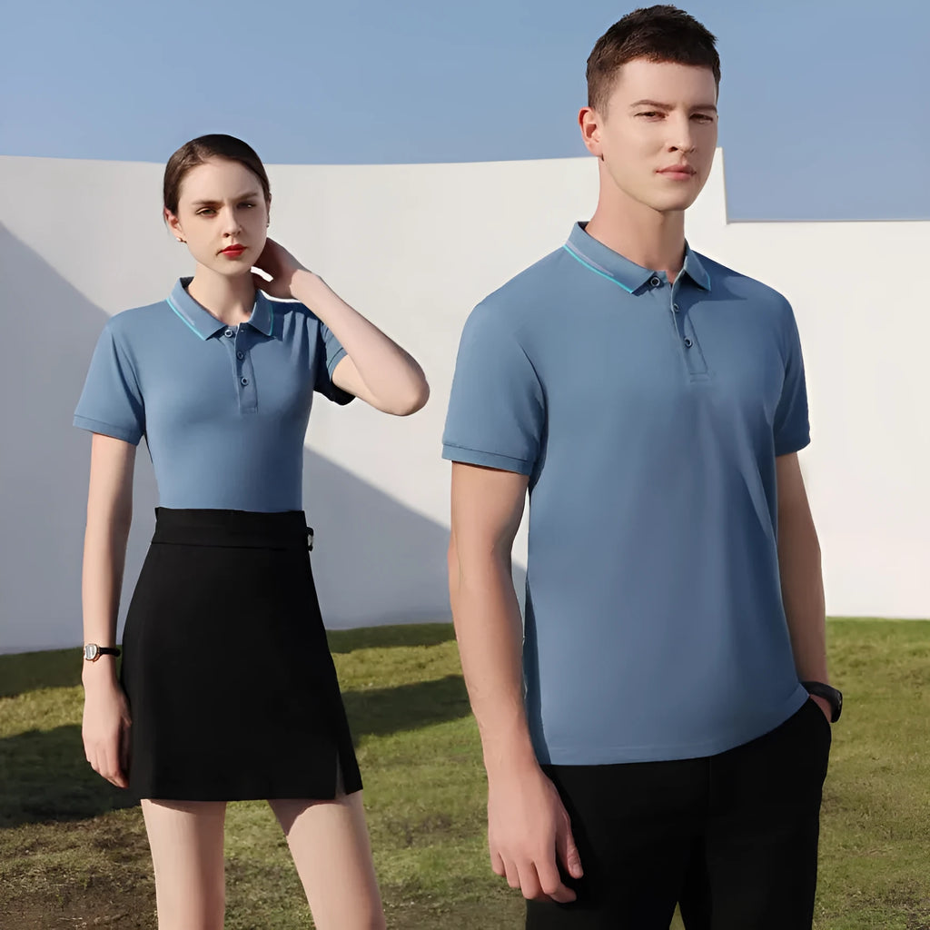 Asymmetric fine cotton top with jacquard lapel and bead chain detail in a Korean style.
