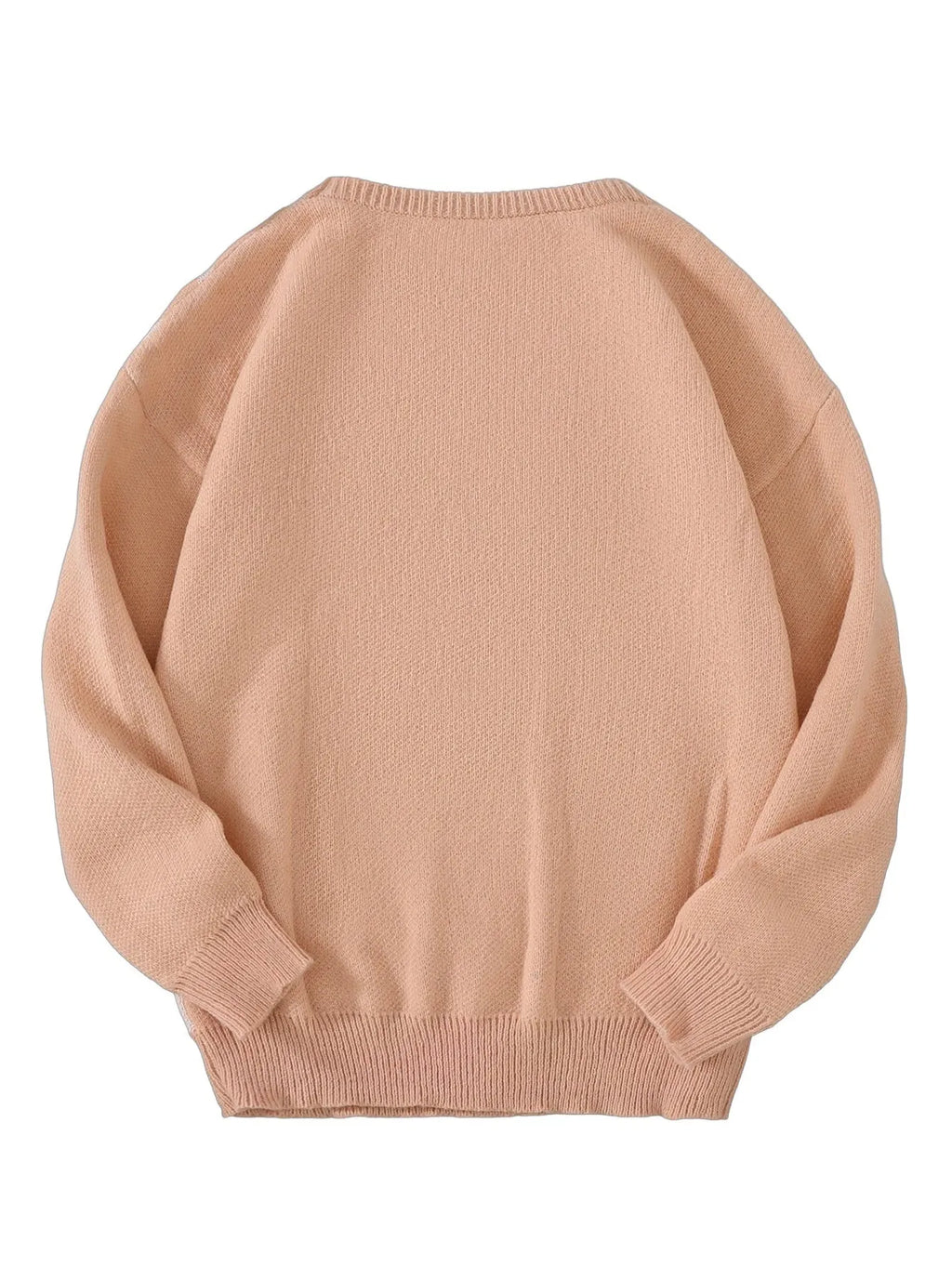Men's loose-fit pullover sweater in black gray stripe, modal and rabbit fur blend, casual knitwear