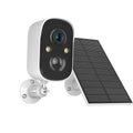 4G wireless security camera with solar panel for home monitoring system