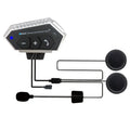 BT12 helmet external Bluetooth headset in black, silver, gold, or dark grey with 10 metre range and waterproof design