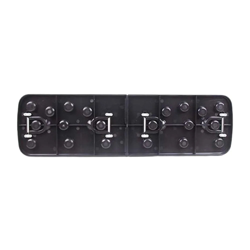 Multifunctional push-up folding board with pull rope combination bracket on a floor