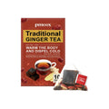 Traditional ginger tea pieces with dried ginger, red dates, medlar and brown sugar, pack of 10
