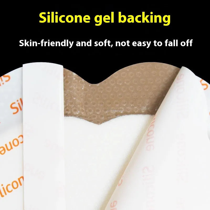 Large skin colour silicone gel foam bedsore dressing sticker for pressure relief
