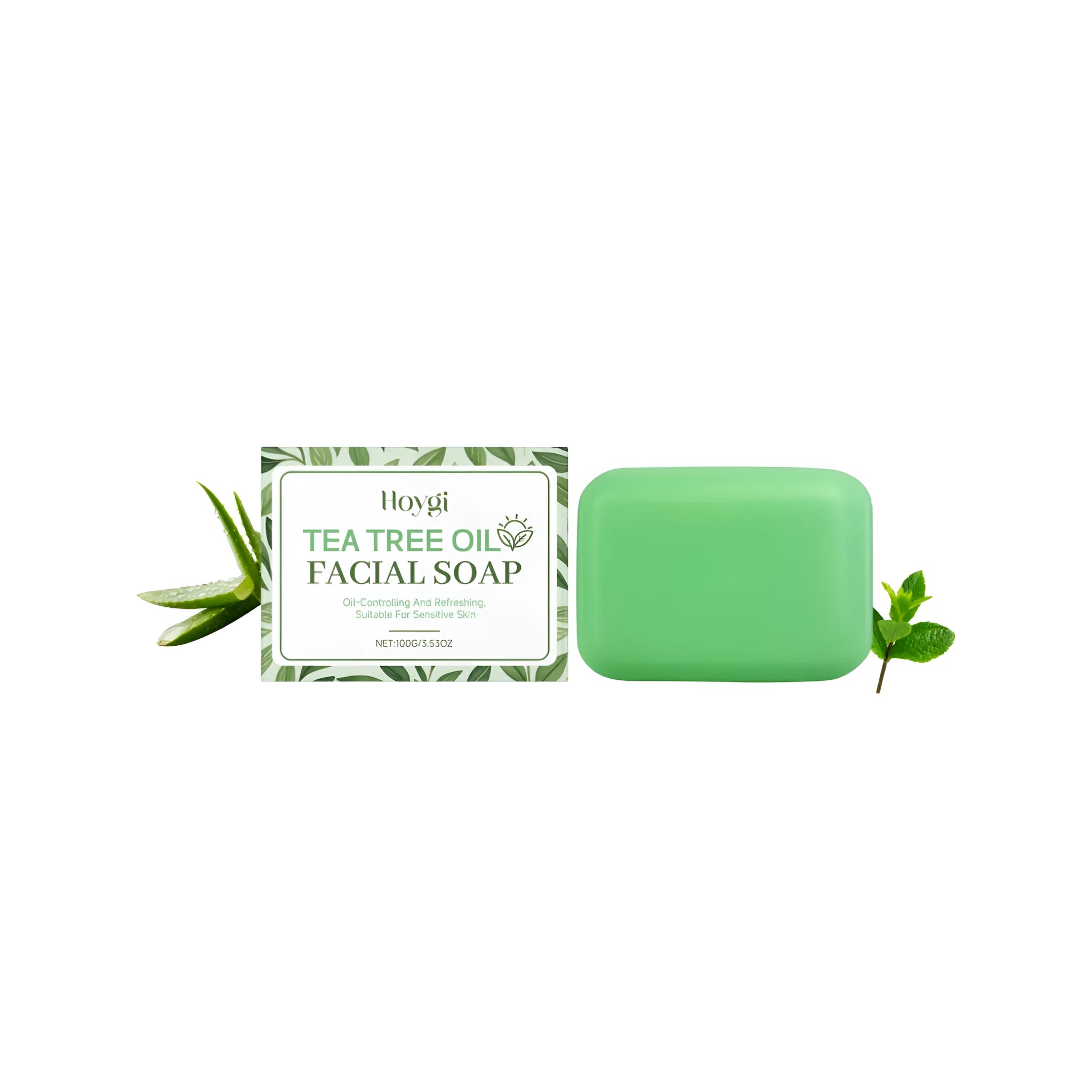 100g tea tree oil cleansing soap bar with natural ingredients