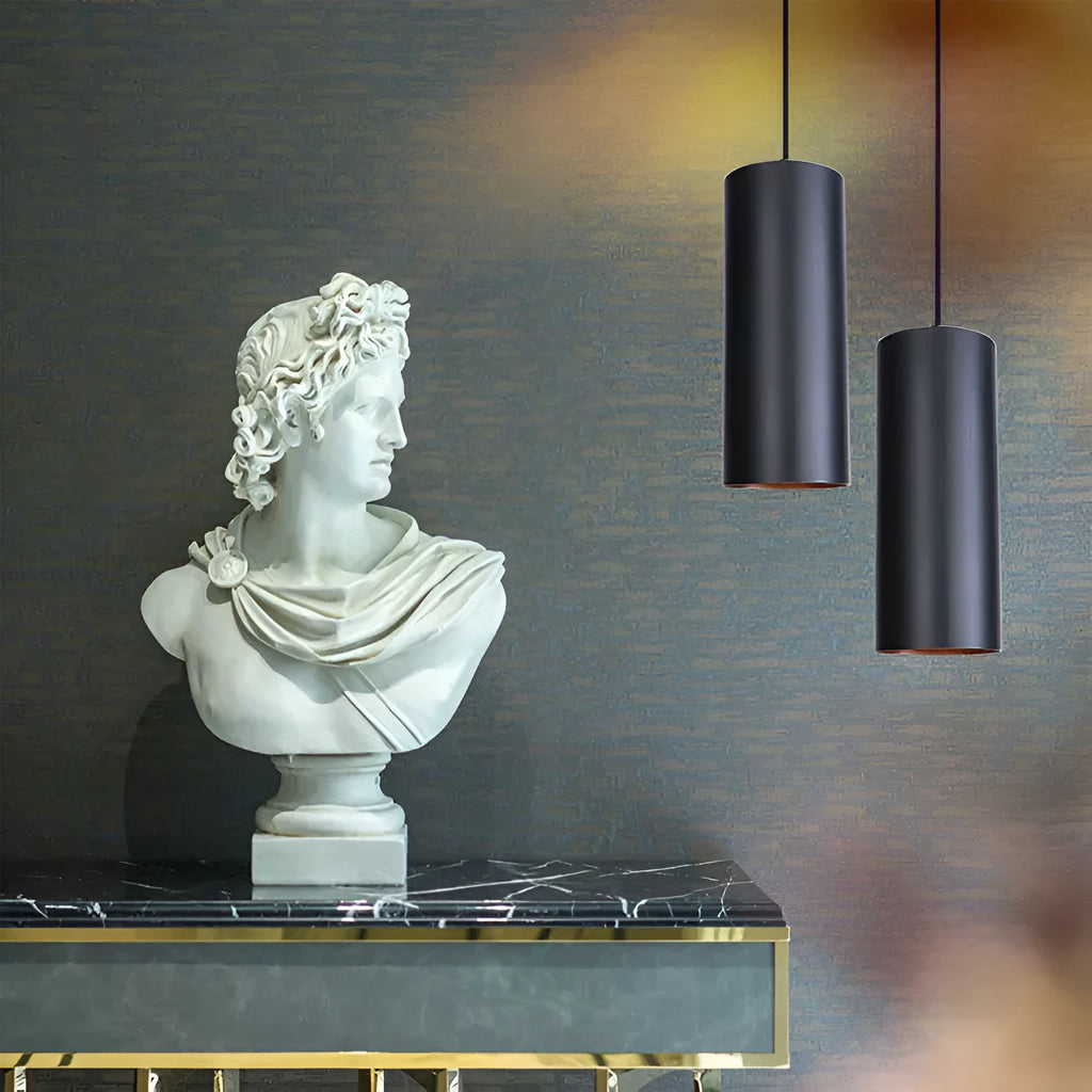 Retro iron art chandelier ceiling light in matte black finish with multiple arms.