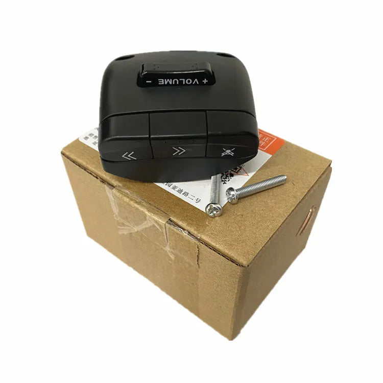 Black steering wheel audio controller button for F3 and F3R car models.