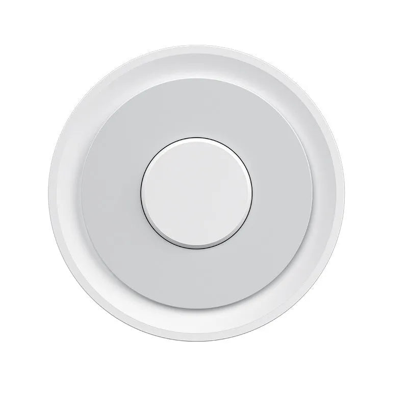 White square smart home gateway hub for ZigBee 3.0 device control and automation
