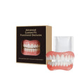 Upper and lower custom-fit dentures with gutta percha filler in 50g dental restoration set