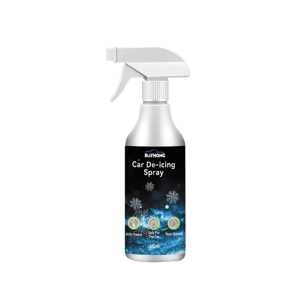 60ml car window deicing spray bottle for frost and snow removal
