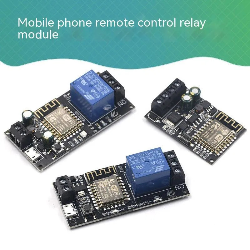 Mobile phone remote control relay module smart home WiFi switch DC5V DC36V XY-WFUSB