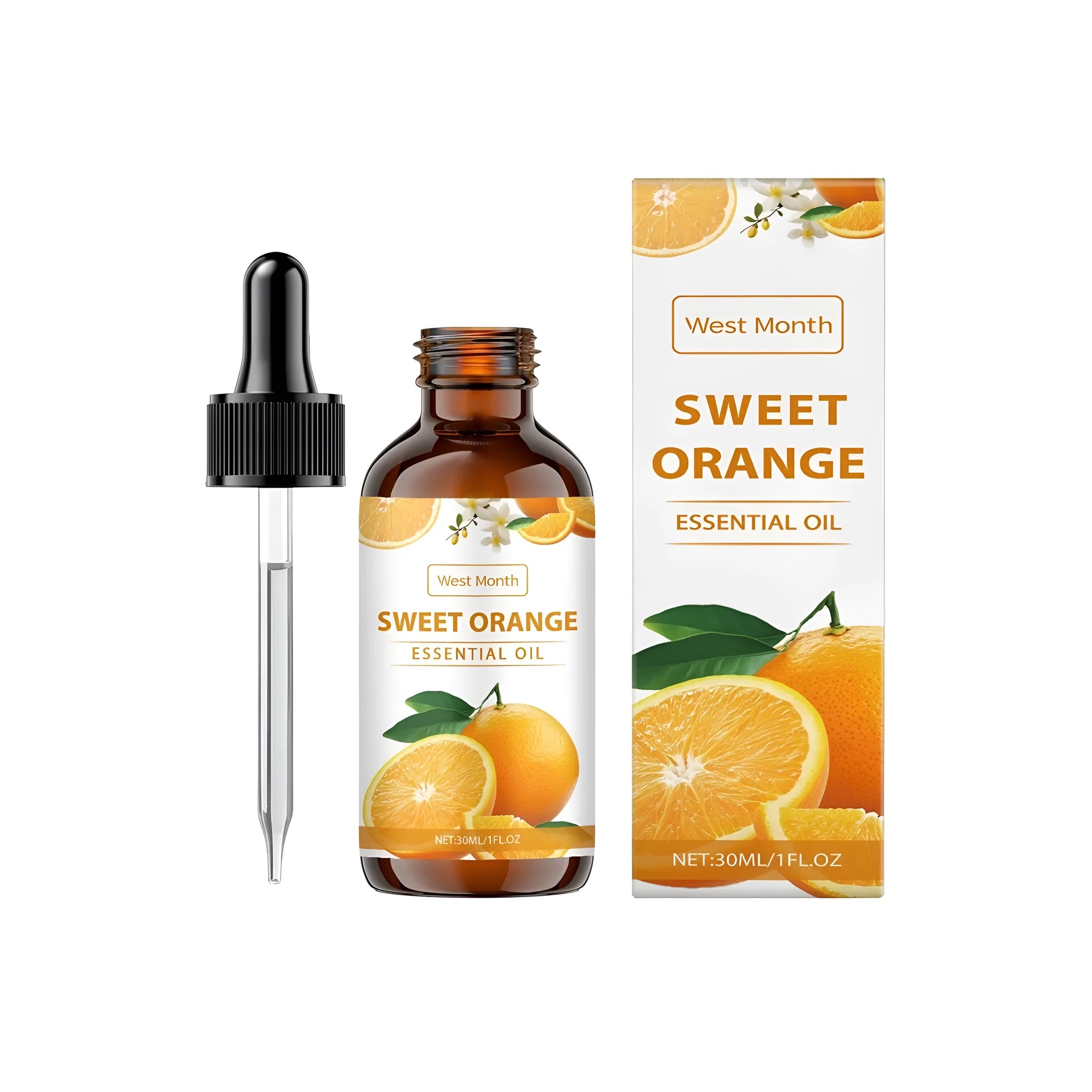 Bottle of cucumber melon essential oil with glycerin and vitamin E for skin care