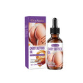 30ml bottle of hip care oil with caffeine and ginger extract for skin firming