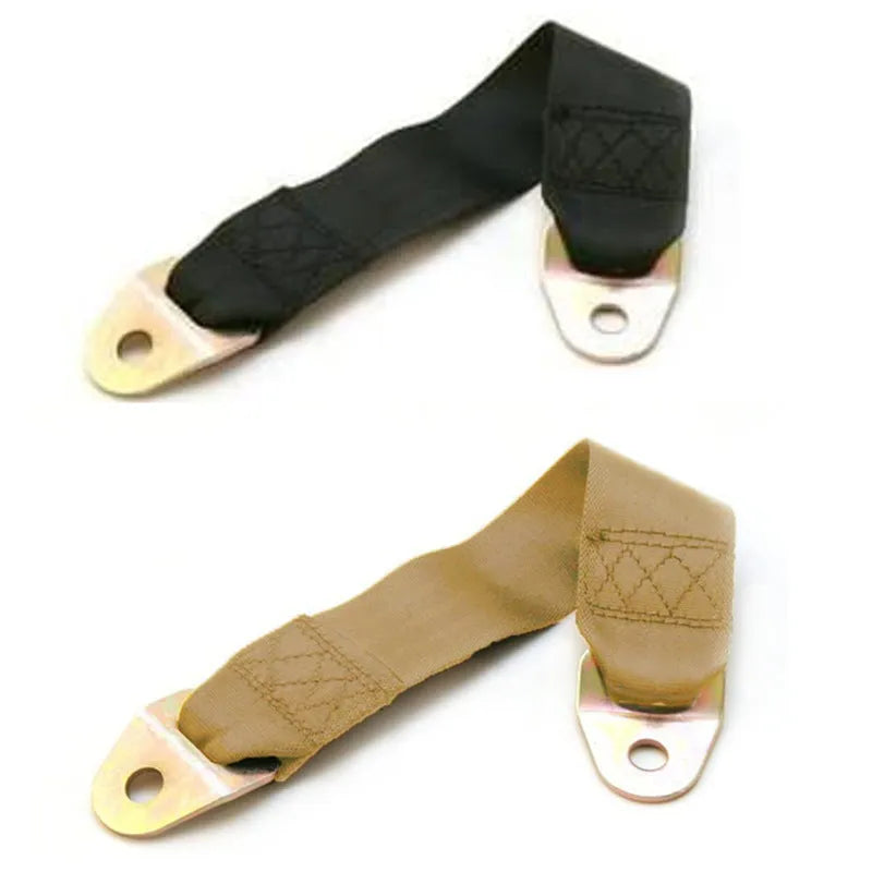 Electric door limit fixing strap with screw nut in three style options