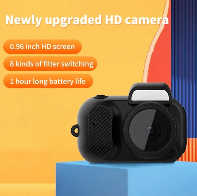 Black Y3000 HD outdoor sports camera with display screen showing recorded footage
