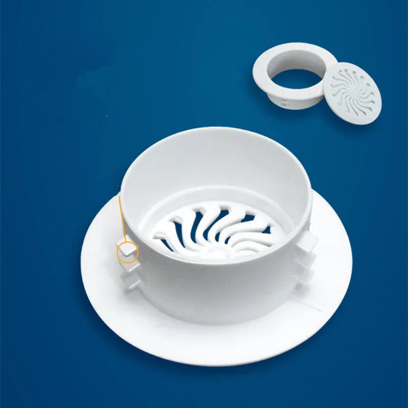 Plastic air-conditioning hole cover kit with multiple size options for wall penetration sealing