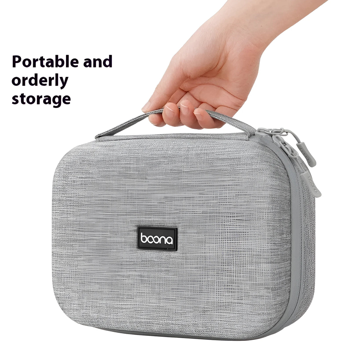 Multifunctional digital storage bag in grey or black, EVA material, 3kg load, BN-F012