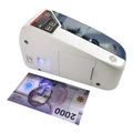 V31 foreign currency counting machine with purple light verification, LED display, 190x102x75mm, EU UK US plug options
