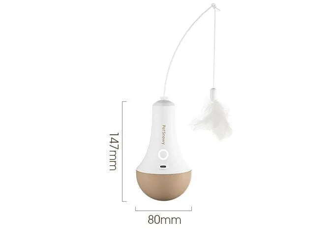 Intelligent Tumbler Electric Cat Toy with Type-C charging and ABS body