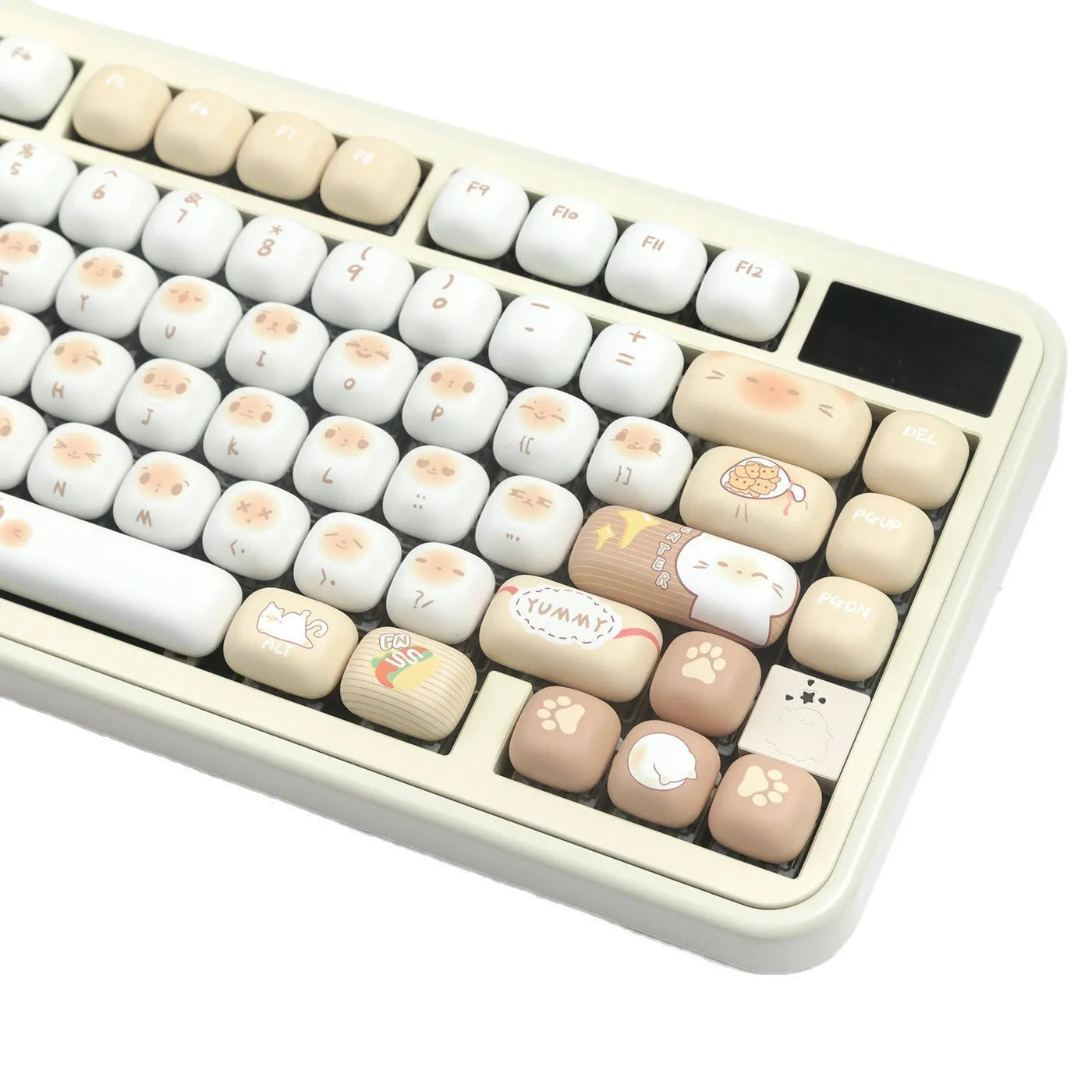 Steamed Bread mechanical keyboard 7u supplementary key cap set in PBT plastic