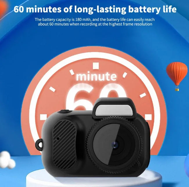 Black Y3000 HD outdoor sports camera with display screen showing recorded footage