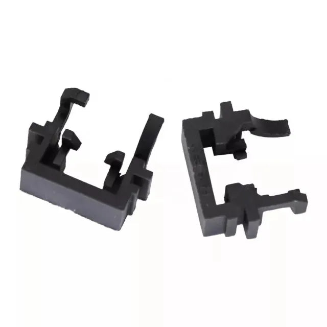 Black plastic Ford LED headlight holder for H1 halogen to LED conversion