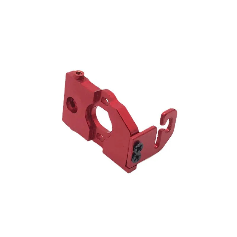 Metal motor holder for 1/28 Weili remote control car, 30.4mm x 20mm x 17.6mm, blue colour