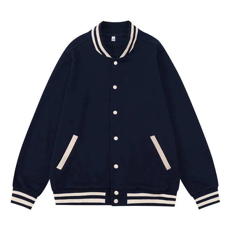 Cotton thickened sports overalls coat for winter, sizes S to 6XL, shown in one of seven colours