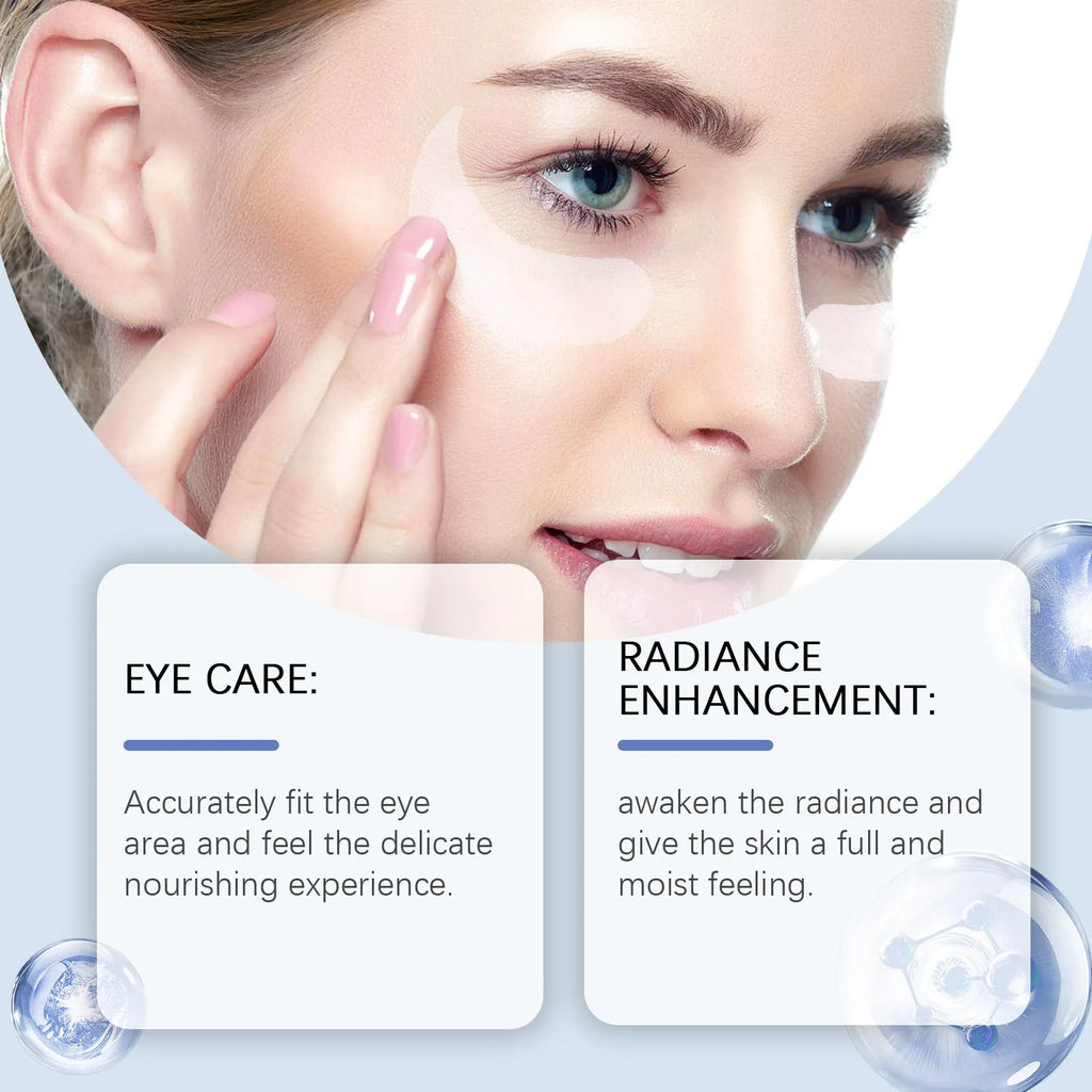 Single pair of Elastic Eye Care microneedle patches for under-eye wrinkle treatment.