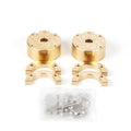 Brass gearbox cover component for model locomotive side axle door detailing