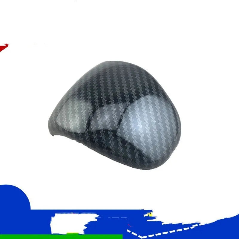 Carbon fibre finish gear shift cover for car dashboard enhancement with RunK3 styling