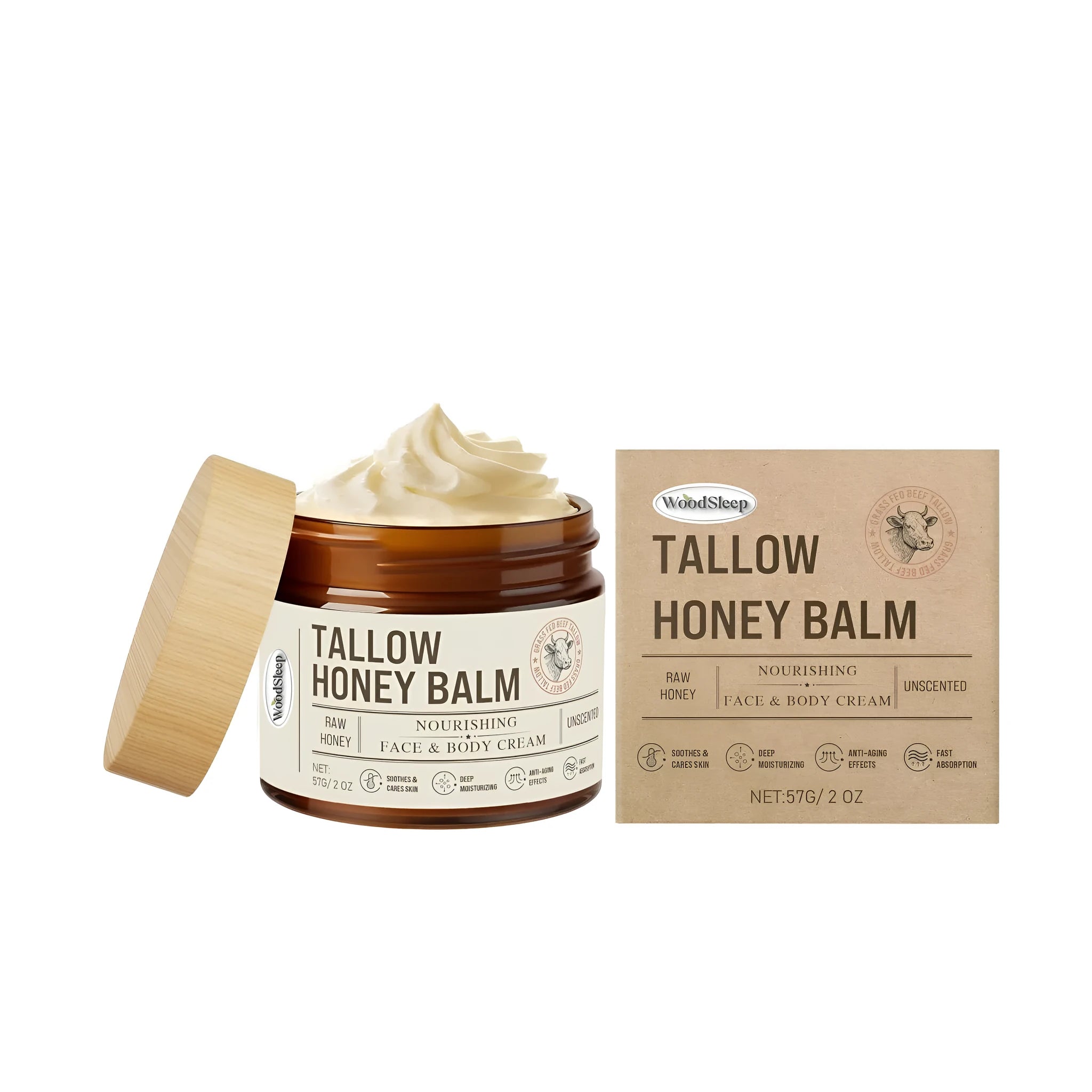 57g tube of Natural Butter Skin Care Cream, a daily moisturiser with SPF protection.