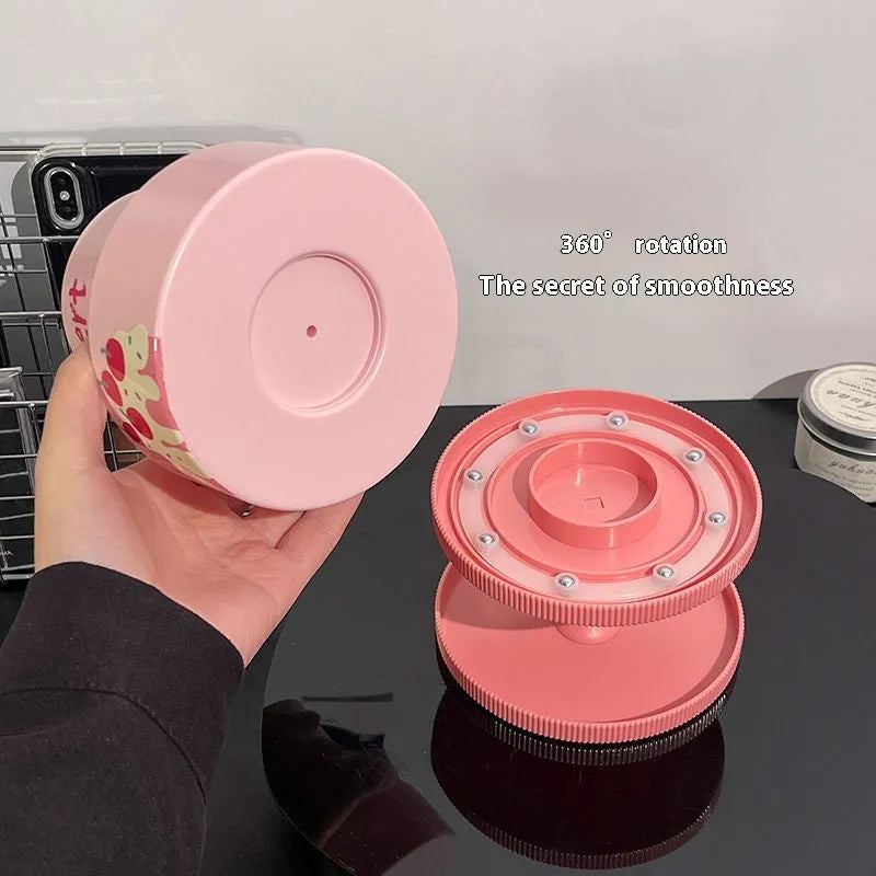 Rotating cosmetic brush storage barrel in ABS plastic with 18 litre capacity