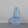 ABS plastic cat litter scoop 22.5cm long in plain design, available in blue green pink white or white and green