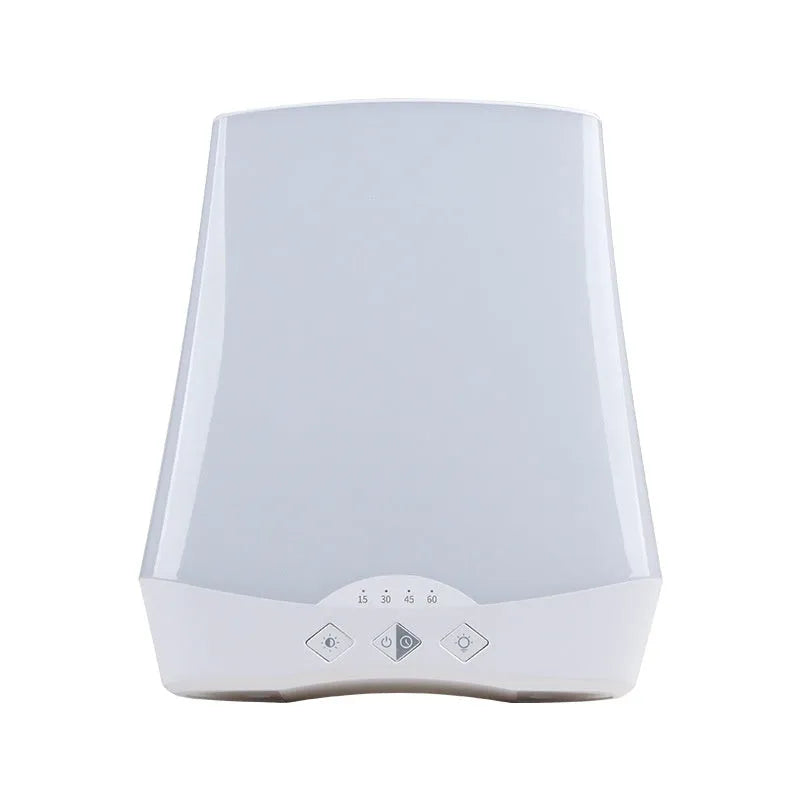 12W phototherapy intelligent timing lamp in plastic shell, bionic sunlight for Seasonal Affective Disorder