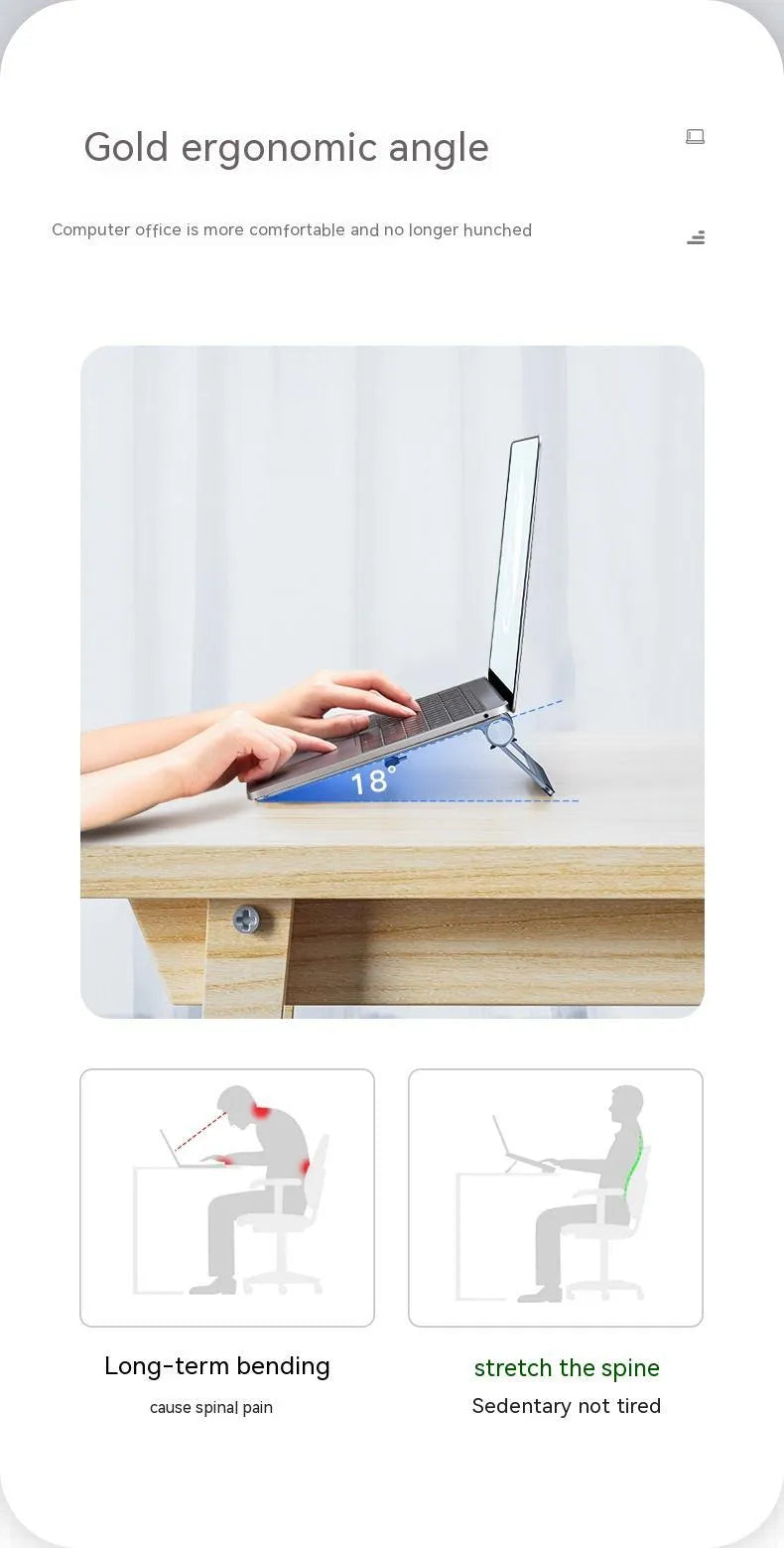 Aluminium notebook docking station bracket with USB 3.0 ports for laptop cable management on desk