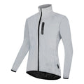 Silver waterproof polyester long sleeved top with European sizing from S to 3XL