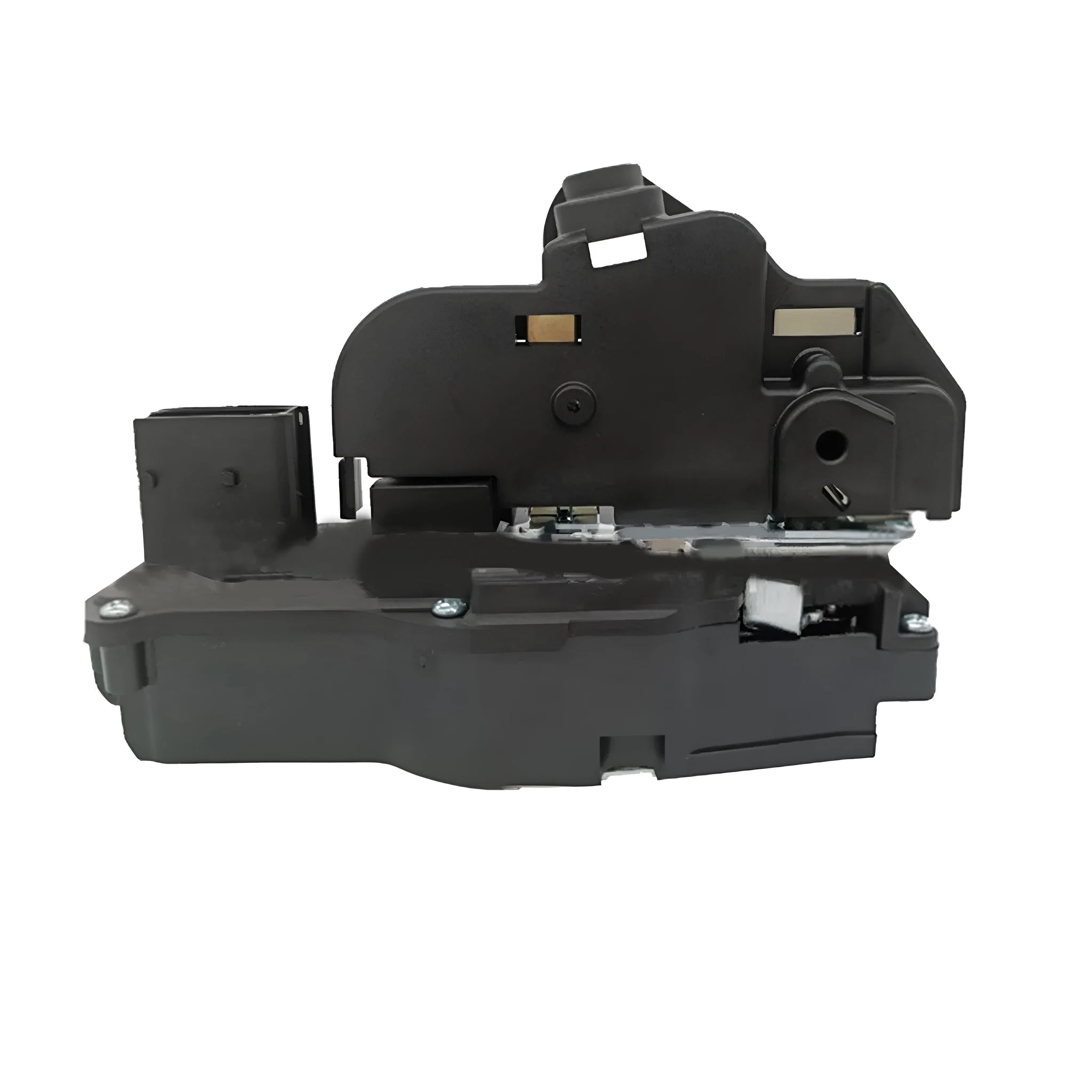 Black plastic door lock actuator for Cadillac SLS replacement with front and rear position options