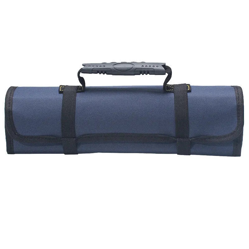 Oxford cloth electrician storage bag with three-dimensional reel design measuring 58.5 by 35.5 cm