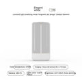 Type-C rechargeable LED camping light with flexible filament and transparent cover