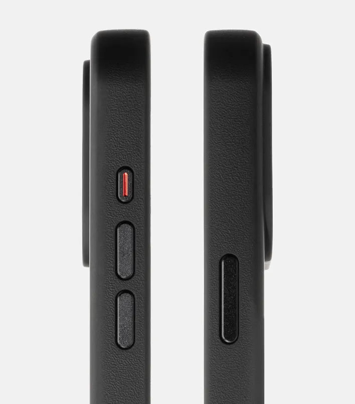 Rotating bracket magnetic TPU phone case for iPhone 13-15 Pro Max in Classic Black with 360° bracket