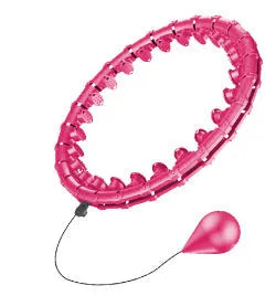 ABS plastic massage soft ball in pink colour with detachable design for fitness use