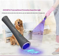 Aluminium UV flashlight for detecting pet urine stains and insect residues with USB-C charging port