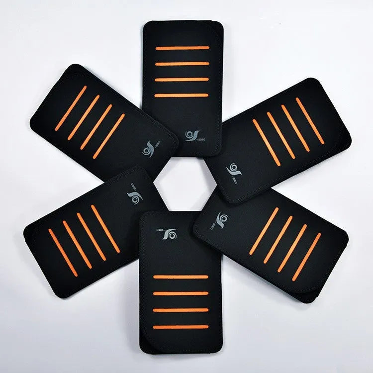 Set of four tinted car window shading panels with a vehicle-mounted storage bag.