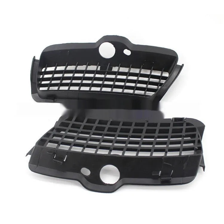 Black Volkswagen Golf 3 fog light cover pair for front bumper lower grille