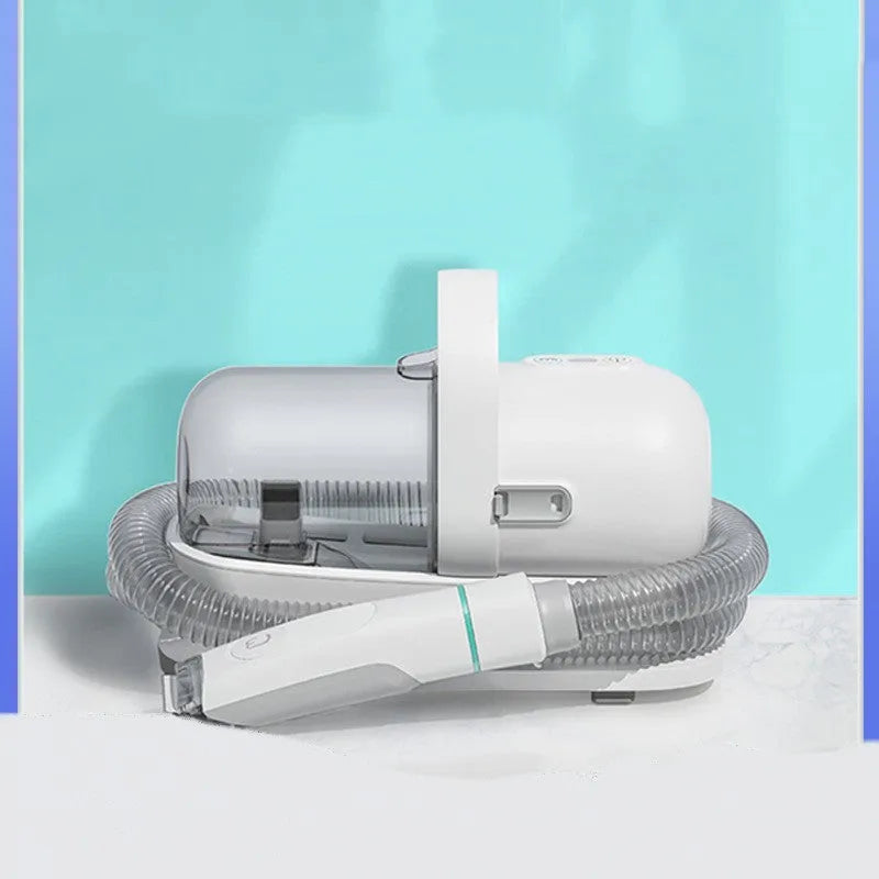 Pet grooming device P1 with ABS body, comb and shave attachments, size 290x132x210mm