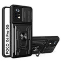 Xiaomi Redmi multi-function card phone case in royal blue, TPU PC slim back cover with card slot
