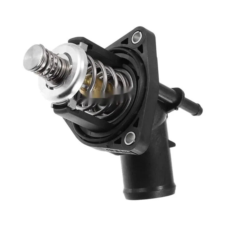 Black alloy thermostat assembly for Chevrolet and Cadillac standard engines, single unit replacement part